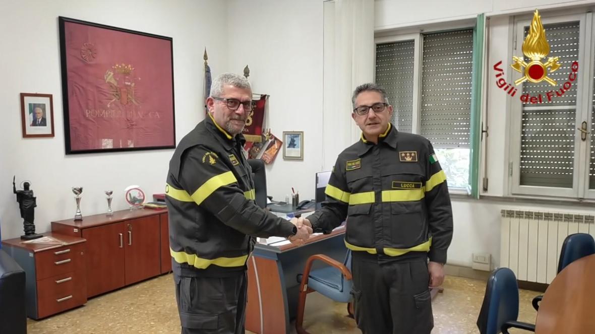 Lucca, vigili del fuoco: arrivato il nuovo il comandante<br type="_moz" />