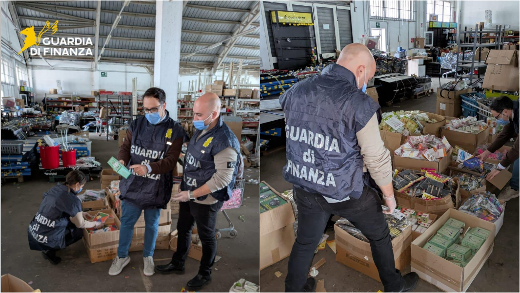 Sassari, giocattoli e cosmetici pericolosi: sequestrati oltre 17 mila pezzi in un magazzino nella zona industriale