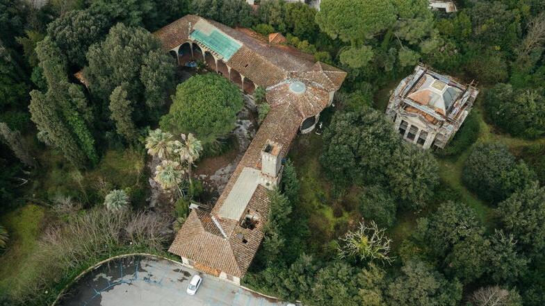 Una veduta col drone della Torretta (foto Nucci)