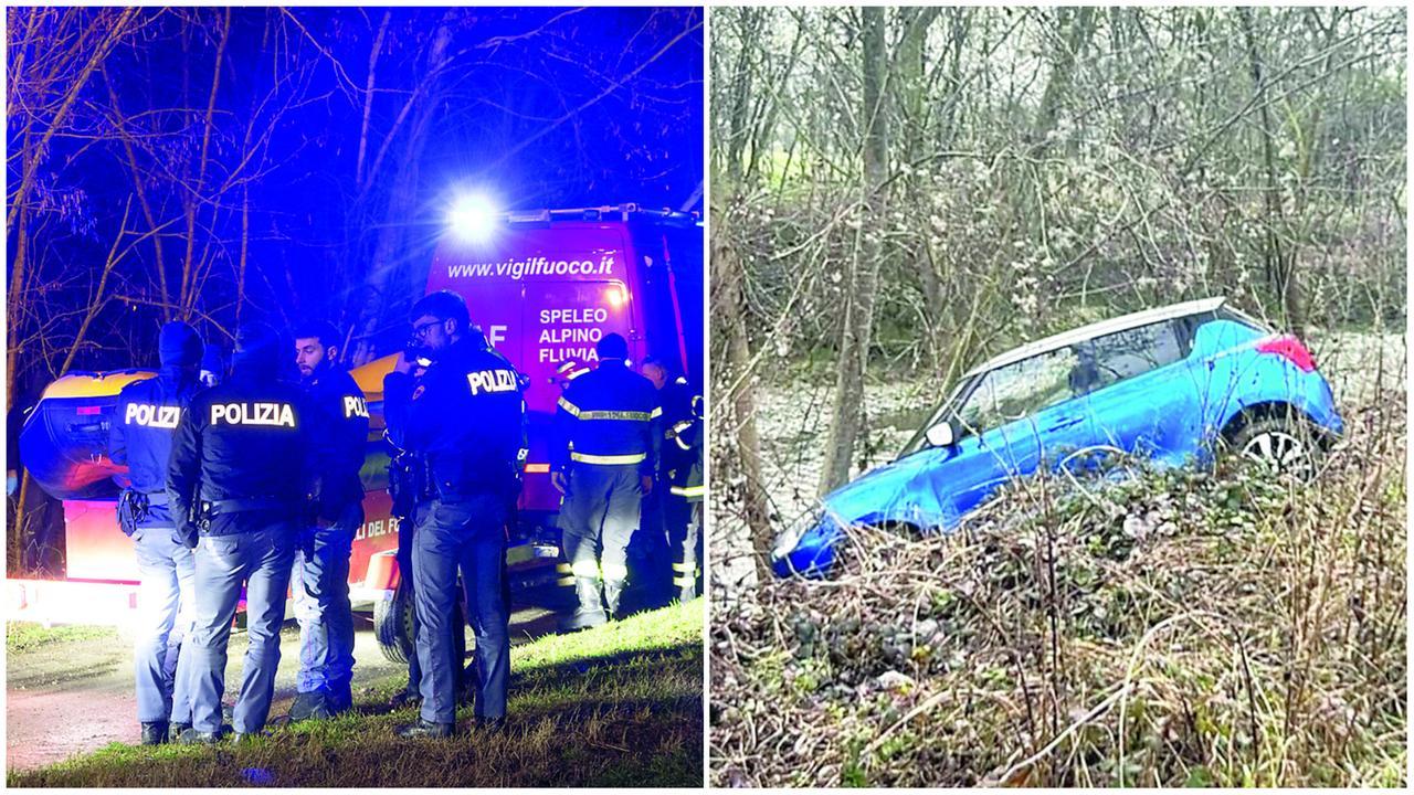 Auto nel fosso e un uomo morto nel torrente Tiepido: mistero a San Damaso