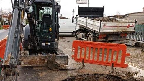 Marlia, viale Europa a senso unico alternato