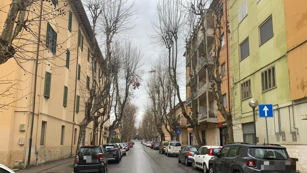 Via Sauro la strada in cui è avvenuta la rapina