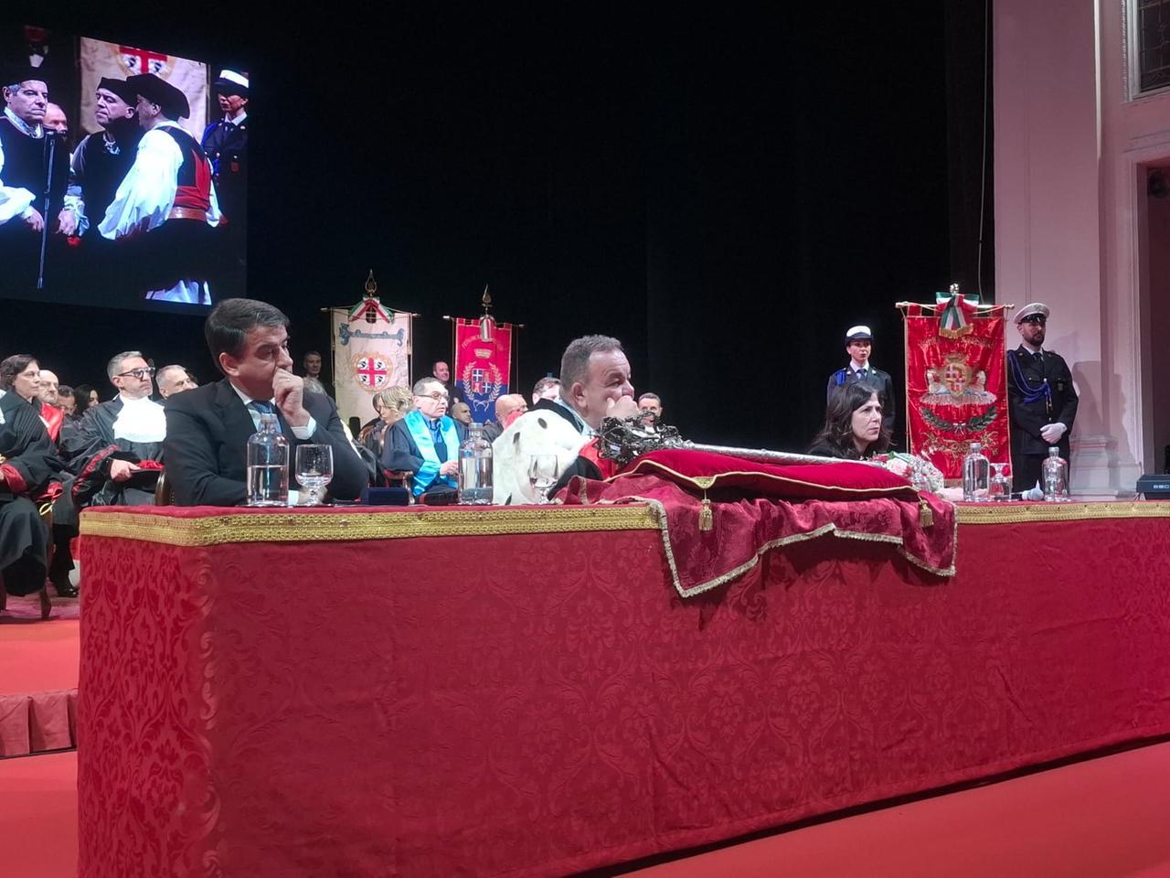 Università di Sassari, il rettore Mariotti: «Iscritti in crescita, bene gli investimenti». Raffaele Fitto: «Risorse Ue su politiche comuni»