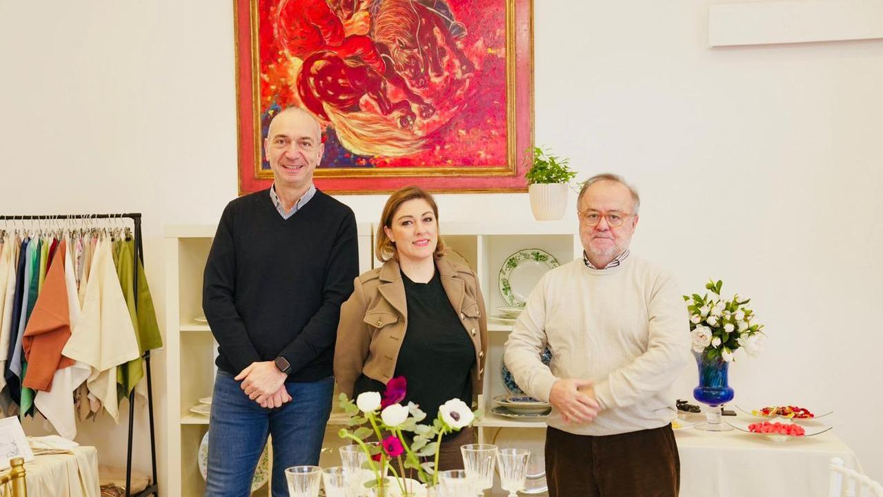 I tre soci del nuovo polo per l'organizzazione di eventi