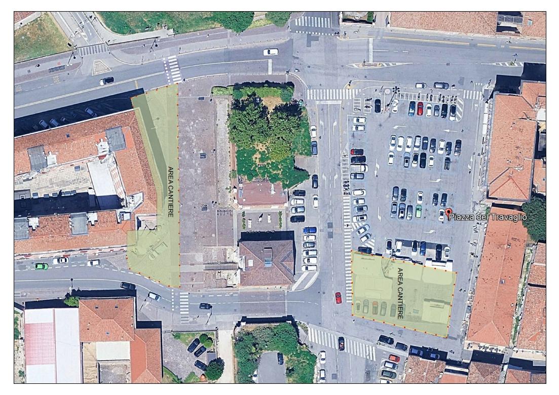 Ferrara, partono i lavori in piazza Travaglio: cambia la viabilità