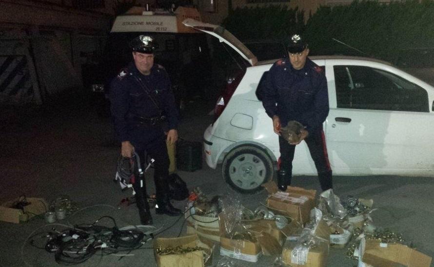 Rubano in trasferta, arrestati 