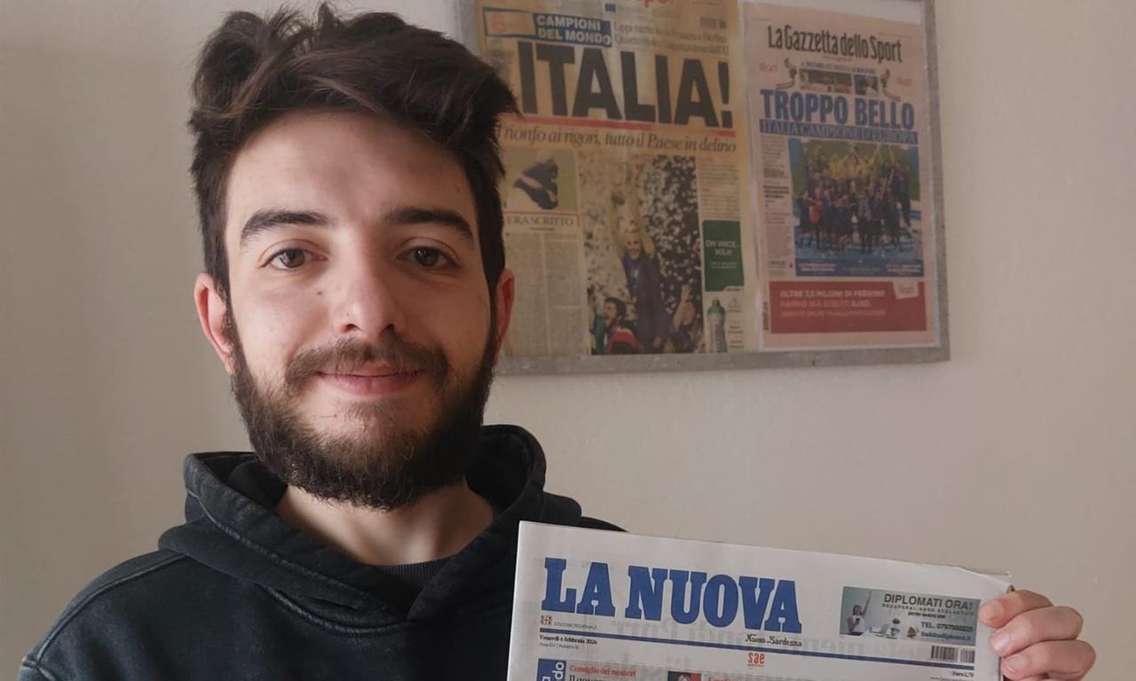 Lascia Milano e torna in Sardegna per riaprire la storica edicola del paese: il 28enne Giorgio Piras racconta la sua scelta