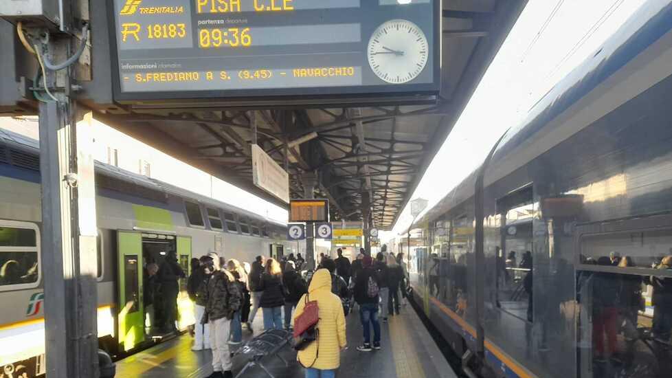 La stazione in una foto d'archivio