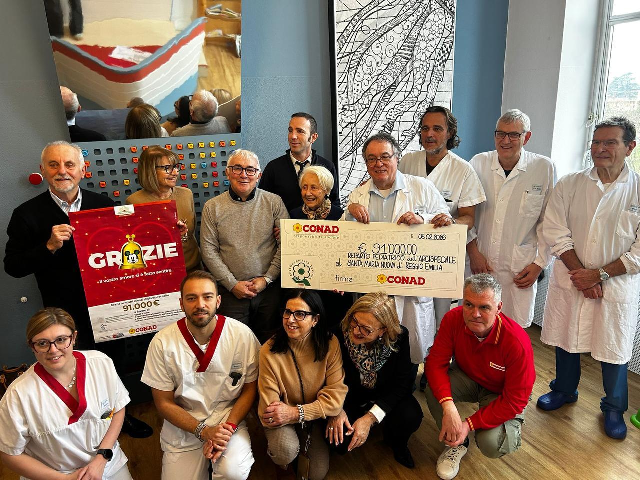 Grazie alle campanelle del Conad donati più di 90mila euro al Mire