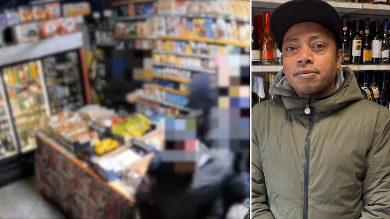 La rapina e il titolare del negozio, Noor Alam