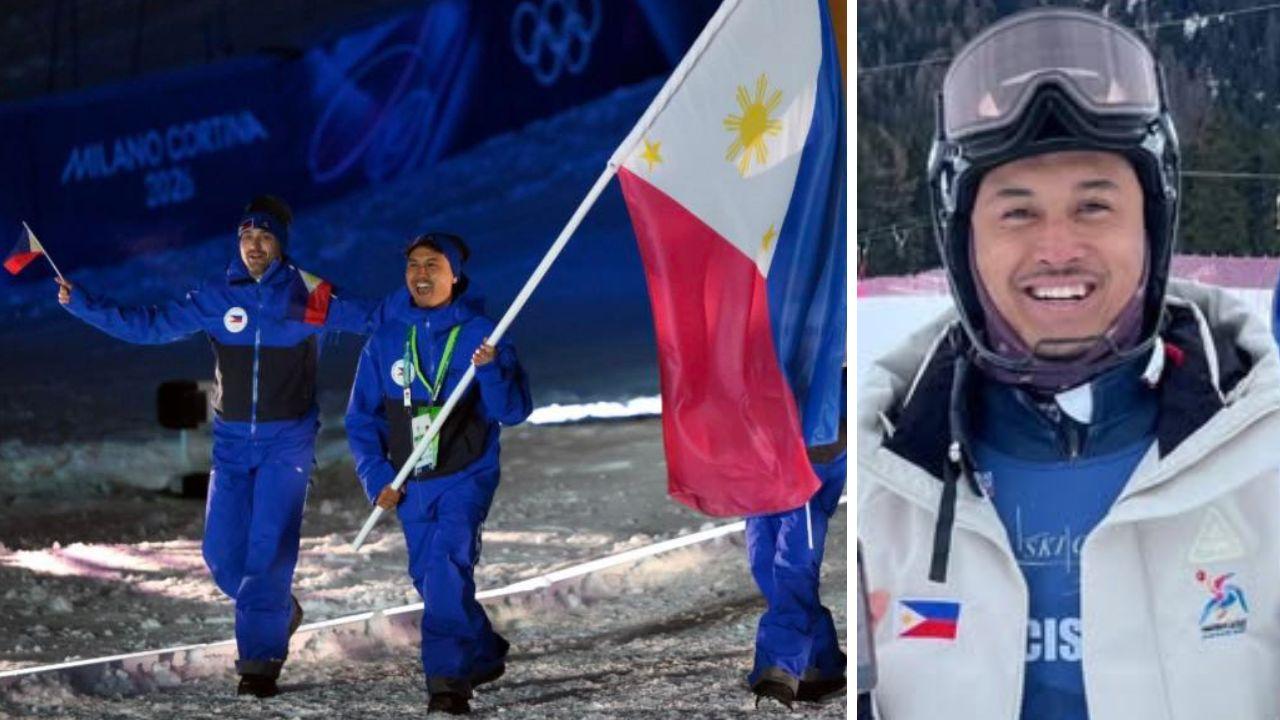 Francis porta bandiera a Livigno per le Olimpiadi