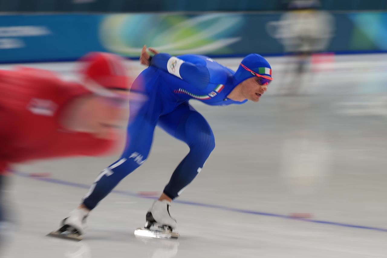 Riccardo Lorello bronzo nei 5000 metri nel pattinaggio di velocità