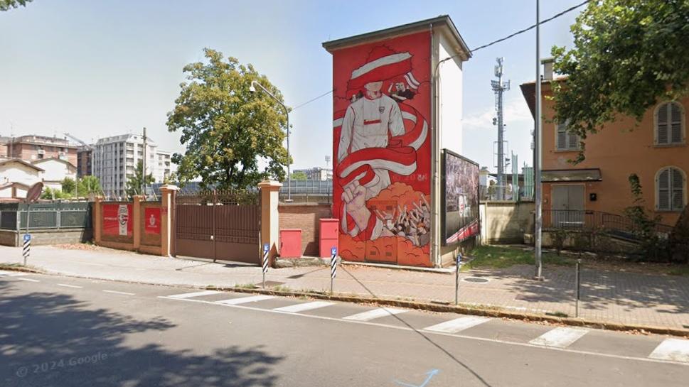 La zona esterna al Cabassi in cui è scoppiata la rissa