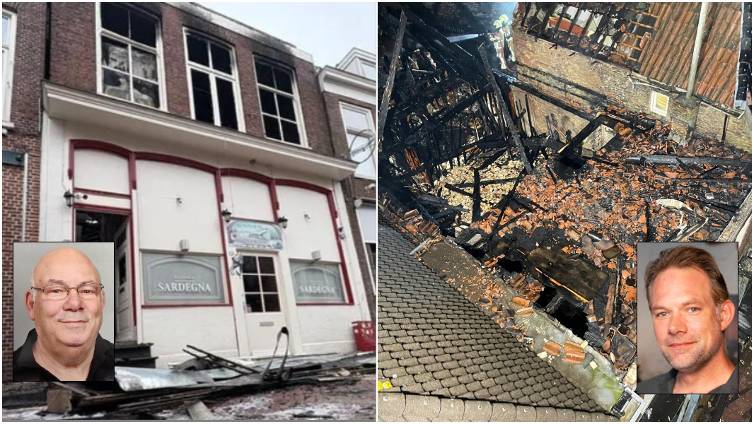 Distrutta da un incendio la “Pizzeria Sardegna” della famiglia Meloni nei Paesi Bassi. L’appello di Riccardo: «Aiutateci a ricostruirla»