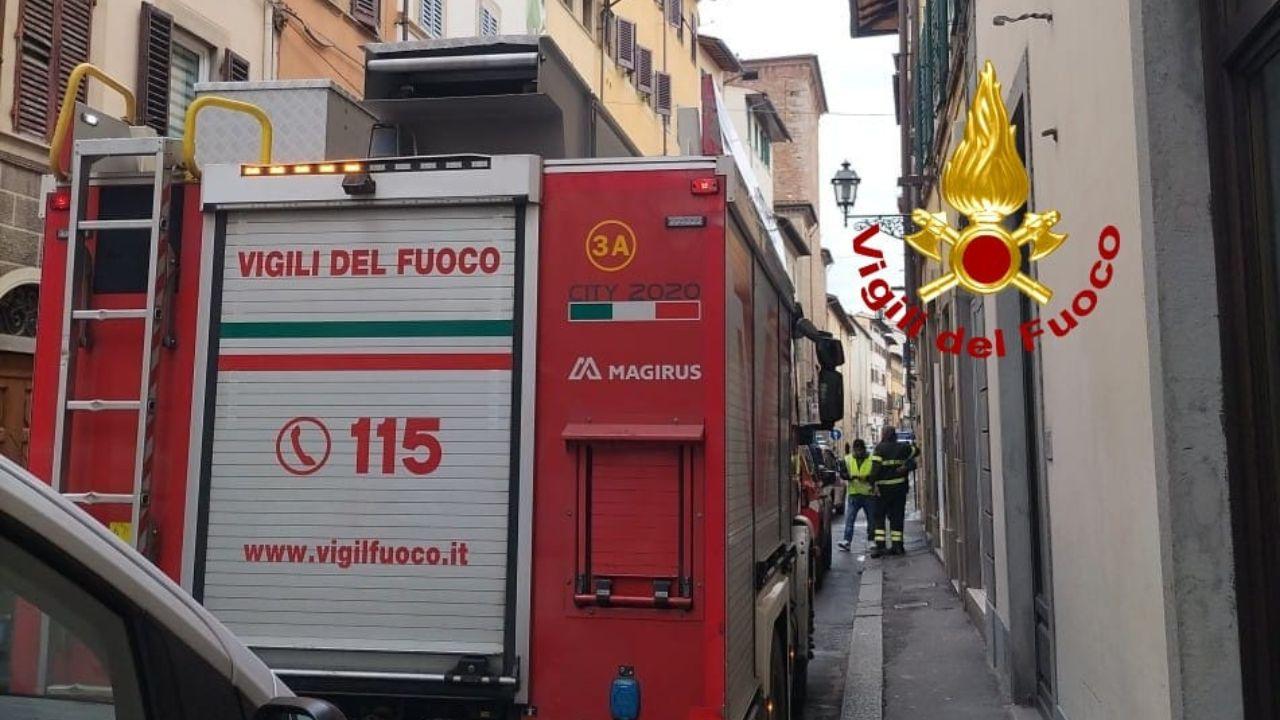 L'intervento dei vigili del fuoco 