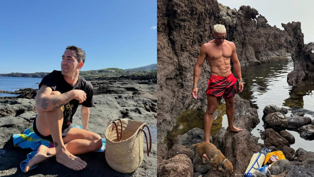 
	Tommaso Zorzi e Alex di Giorgio a Pantelleria la scorsa estate

