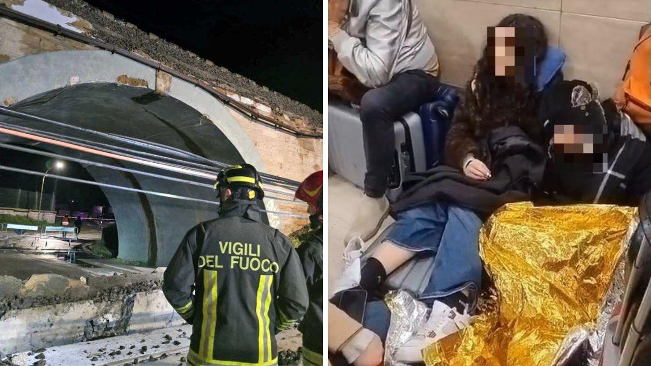 Il parapetto crollato, la mamma e il figlio livornesi