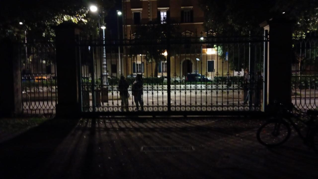 Il cancello del parco 