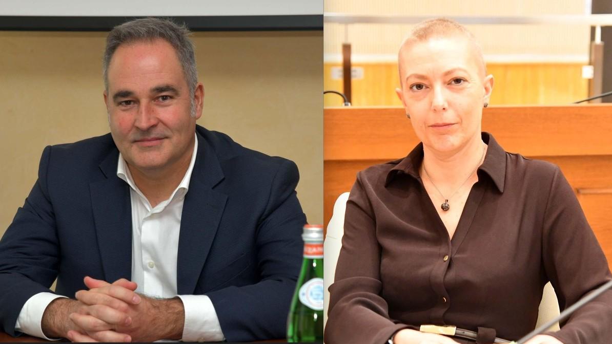 Angelo Cocciu (Fi) e Ivana Russu (Pd)