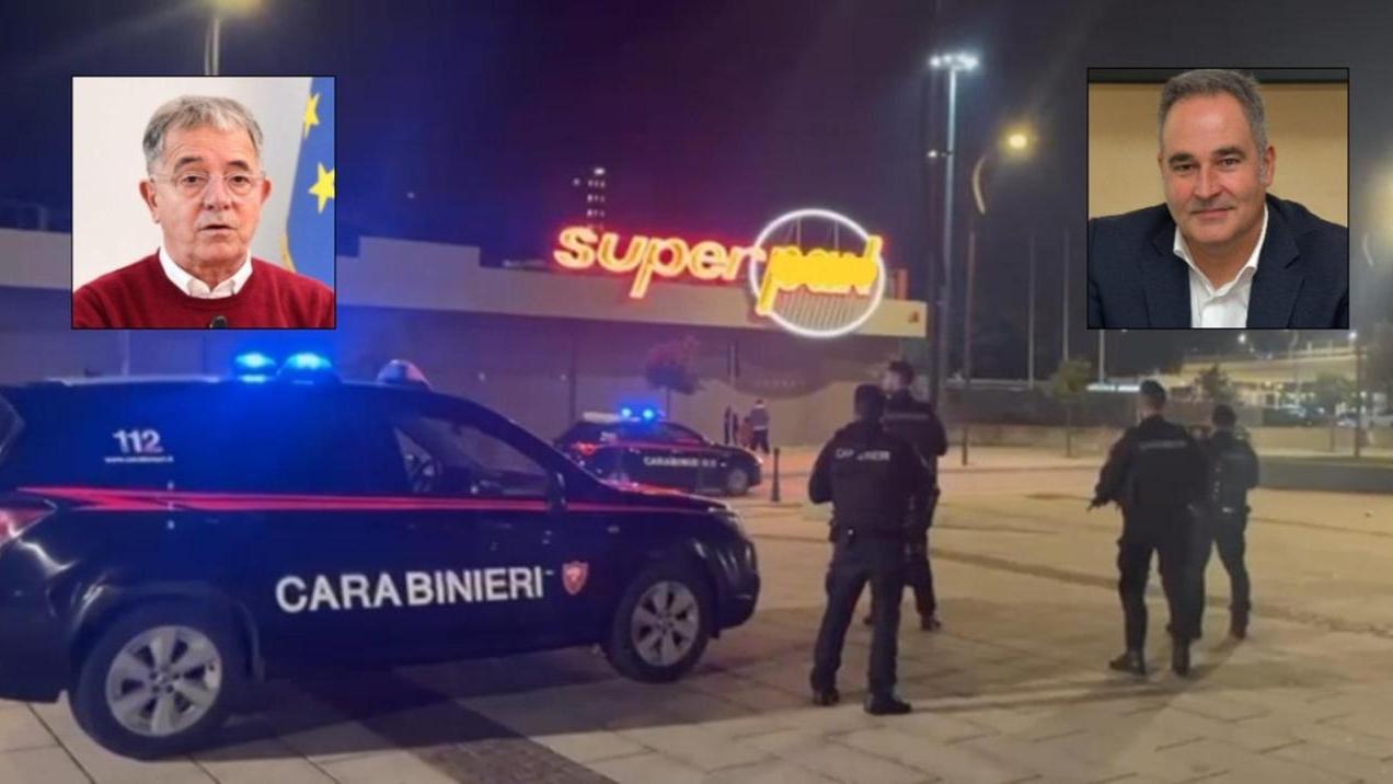 Nei riquadri, da sinistra, Settimo Nizzi e Angelo Cocciu