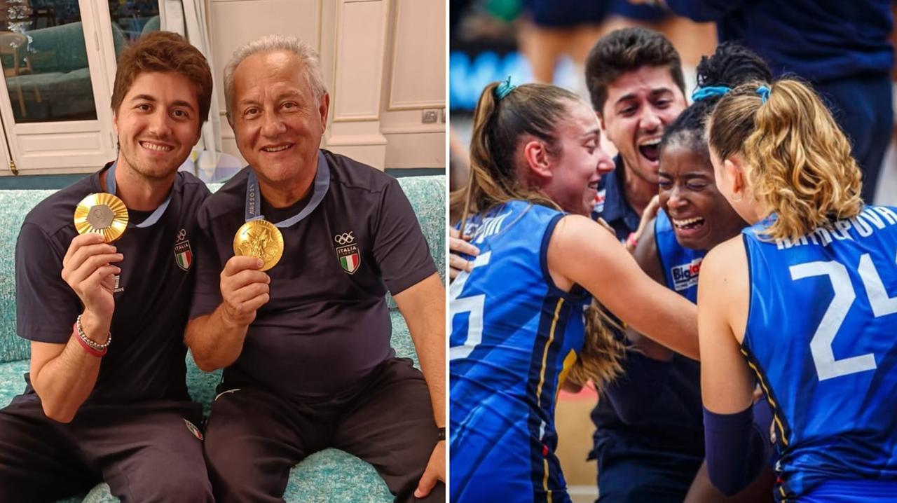 
	Francesco Bettalico con Velasco e le azzurre

