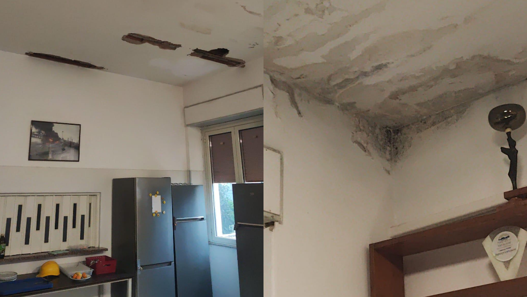 Alghero, caserma dei vigili del fuoco inagibile: infiltrazioni e crolli, il sindacato chiede il trasferimento