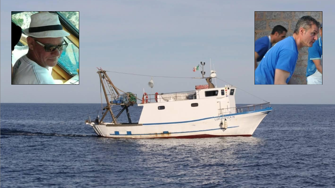 Peschereccio affondato nella costa orientale, ancora dispersi il comandante e un marinaio: ecco chi sono