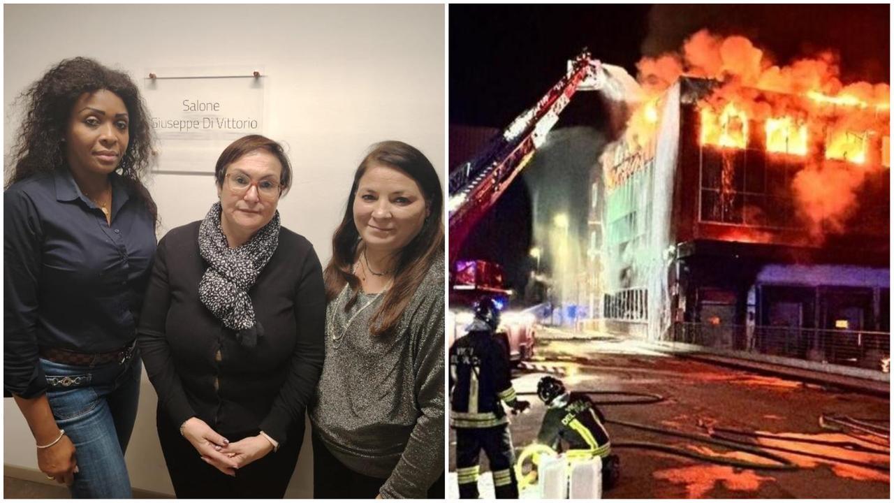 
	Da sinistra&nbsp;le Rsu Adriana Klinger, Valencia Rosa Cuomo, e Debora&nbsp;Scerra&nbsp;

