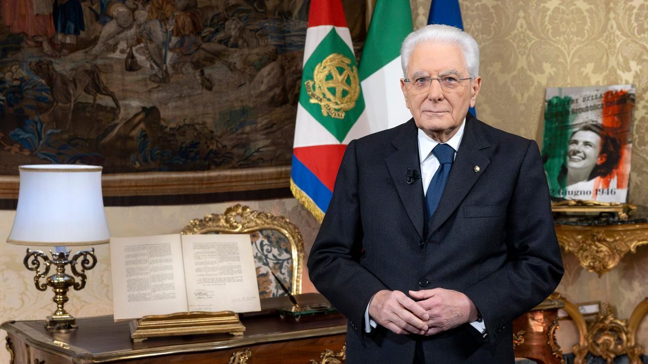 Il Presidente della Repubblica, Sergio Mattarella