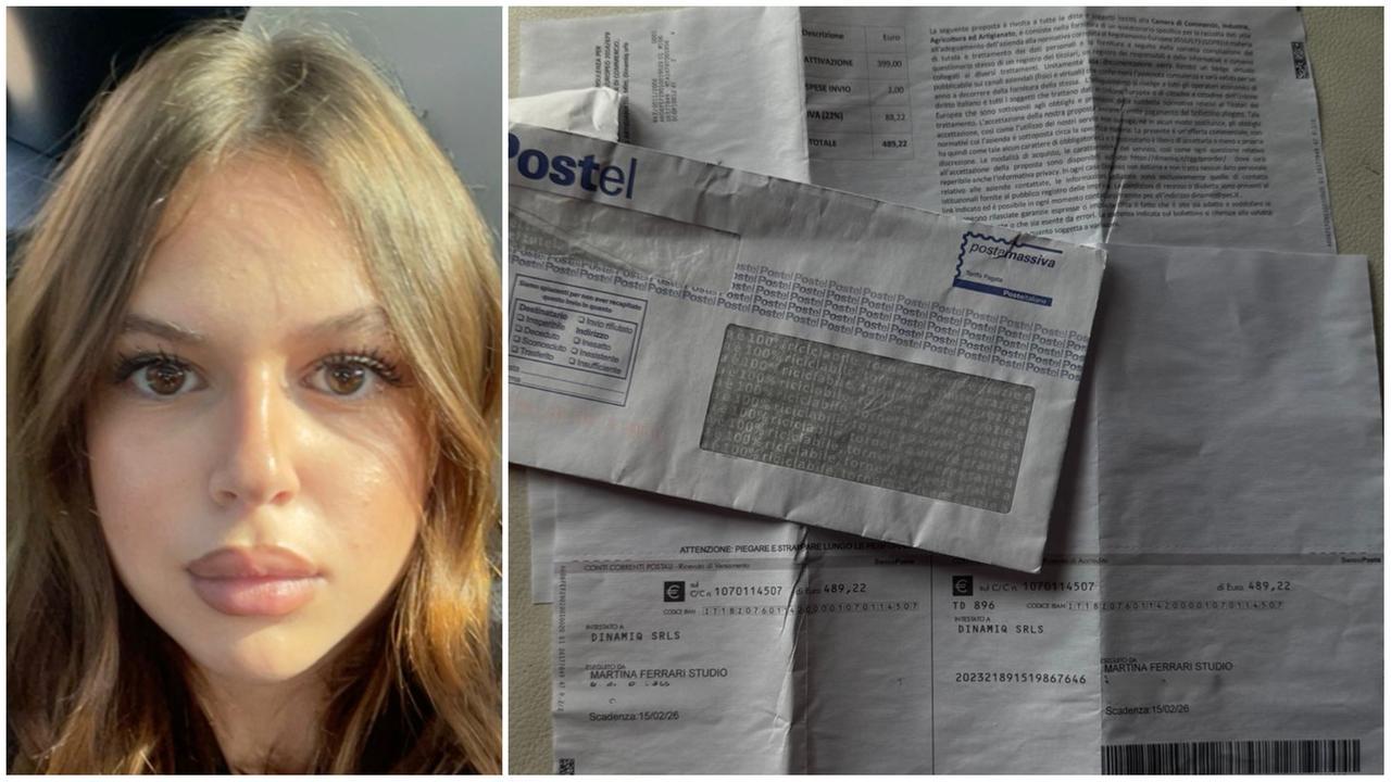 Martina Ferrari e il bollettino ricevuto