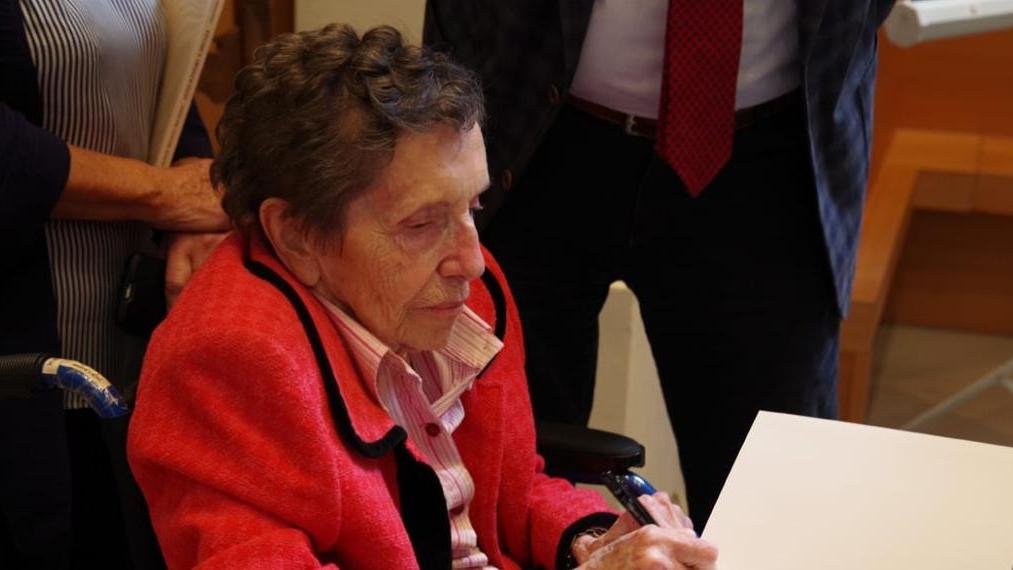 La prof Lidia Righi Guerzoni