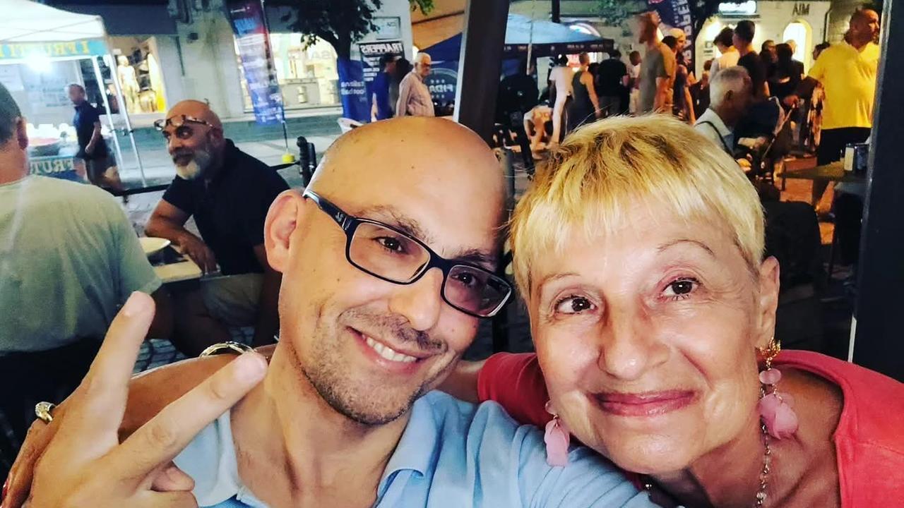 Edi Leonetti, 68 anni, insieme al figlio Simone Rossi