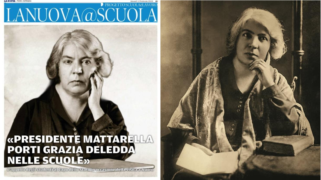 «Inseritela nei programmi didattici». Gli studenti consegnano l’inserto dedicato alla Deledda al presidente Mattarella – ecco chi sono