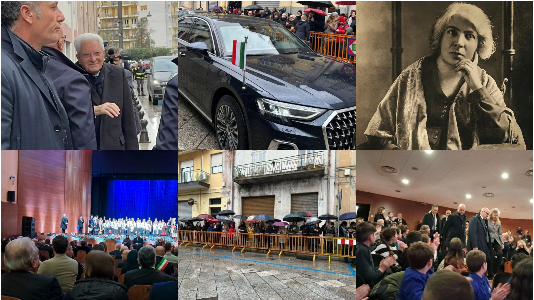 Nuoro, il grande giorno con Mattarella per il centenario del Nobel a Deledda: in platea studenti e autorità – VIDEO la diretta