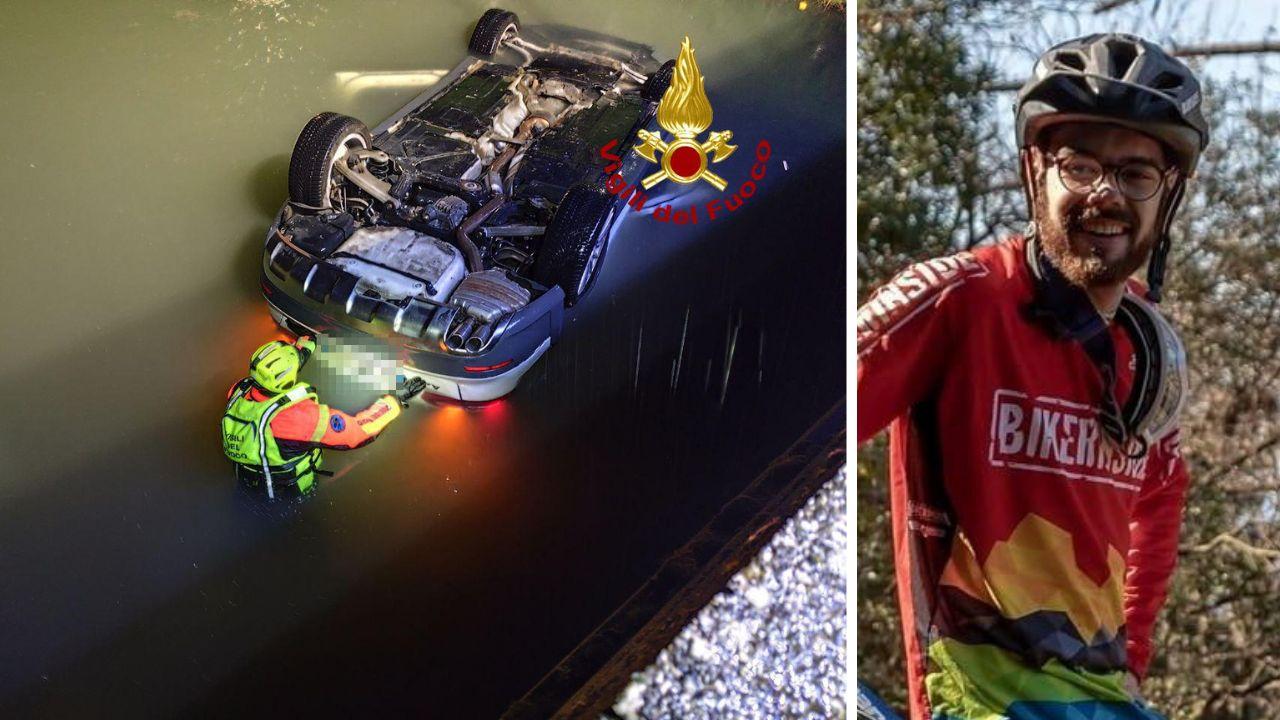 L'auto ribaltata e la vittima, Duccio Sargentini