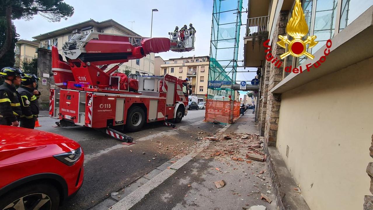 L'intervento dei vigili del fuoco
