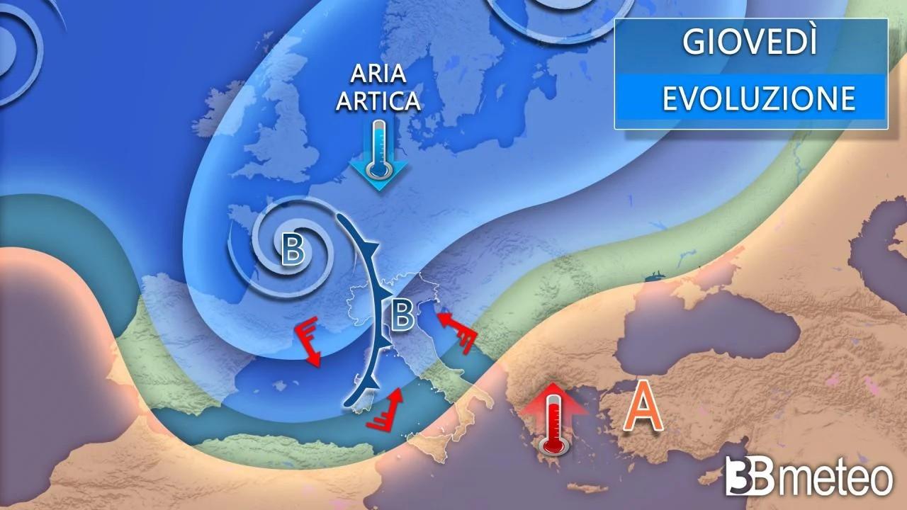 Maltempo in Sardegna, la tregua durerà poco: da giovedì tornano piogge, rovesci e maestrale