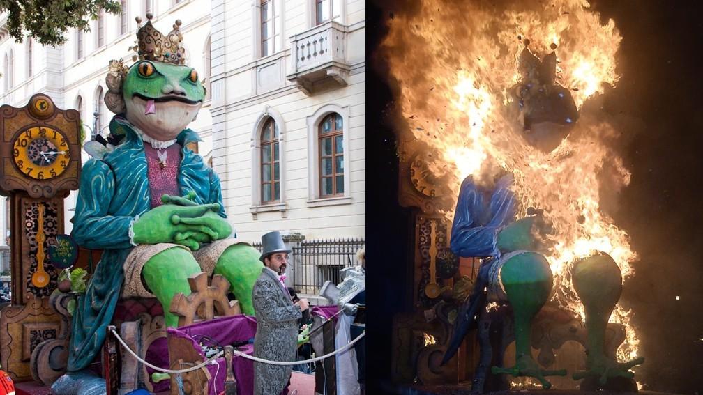 Tempio, il rogo di Re Giorgio spegne il Carnevale. Eletti i carri più belli: ecco quali sono