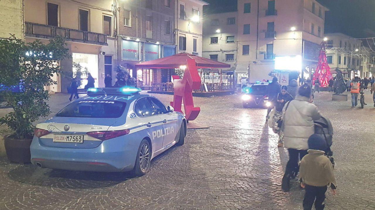 L'intervento delle forze dell'ordine