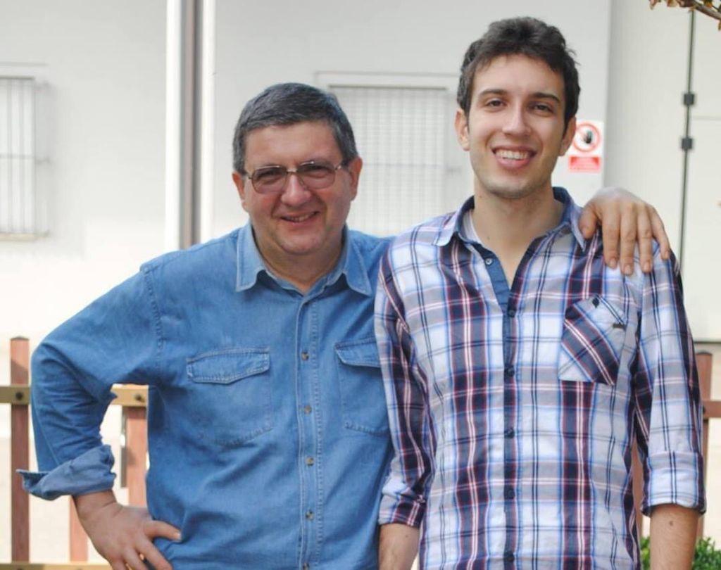 Paolo Eletti con il figlio Marco