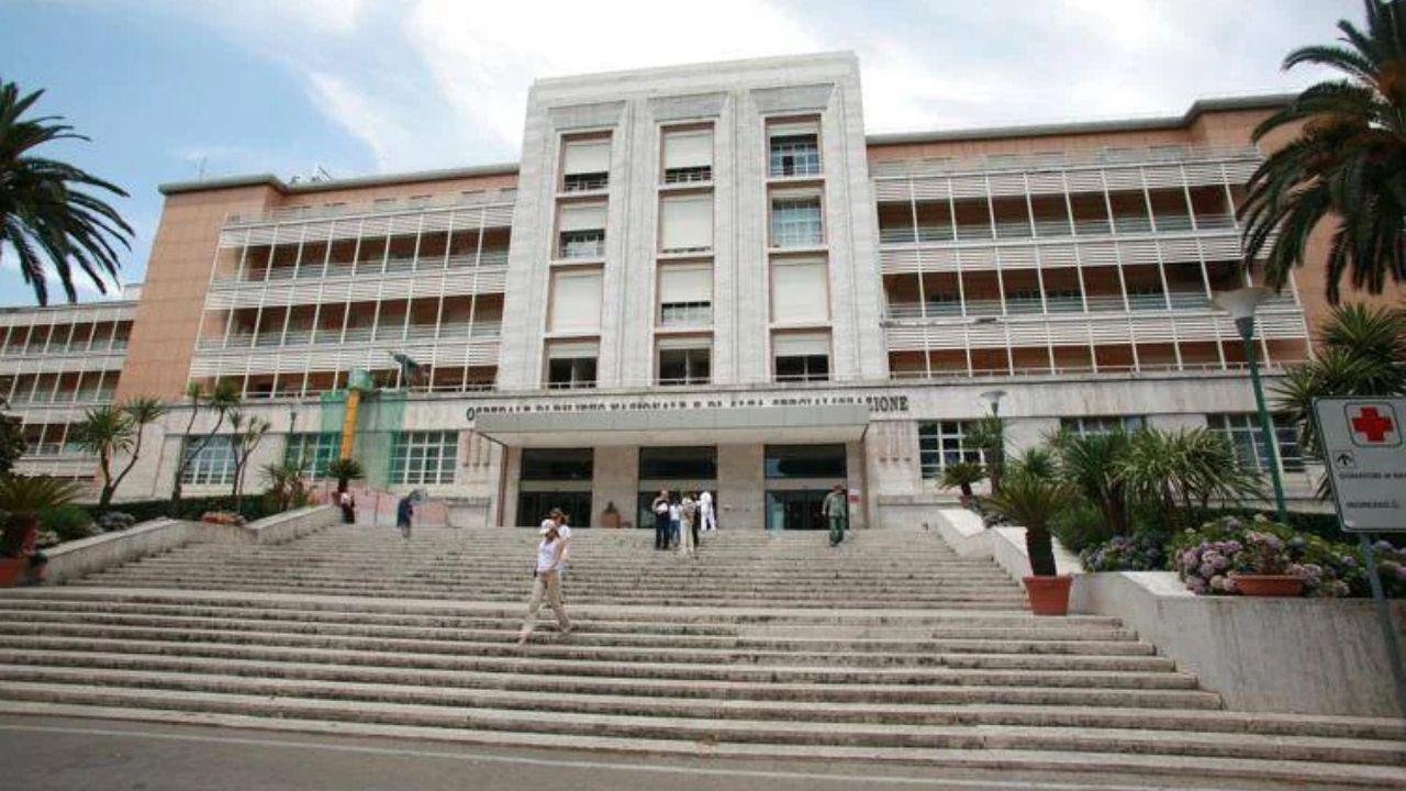 
	L'ospedale Monaldi di Napoli

