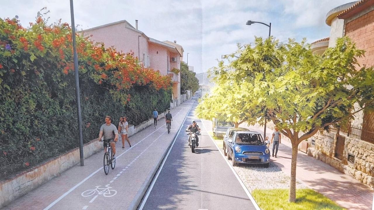 Olbia, nel quartiere nasce una nuova pista ciclabile: in arrivo anche 150 parcheggi