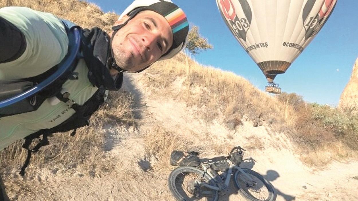 Giovanni Ganzerli in Cappadocia