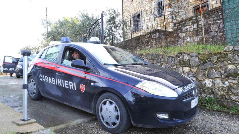 Un intervento dei carabinieri (foto d'archivio)