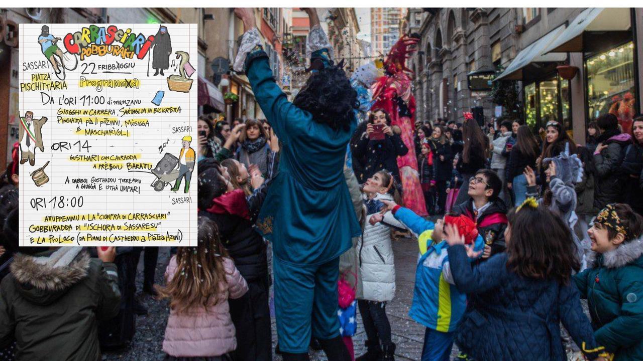 Sassari, il centro rivive la tradizione de “Lu Carrasciari Pobburari”