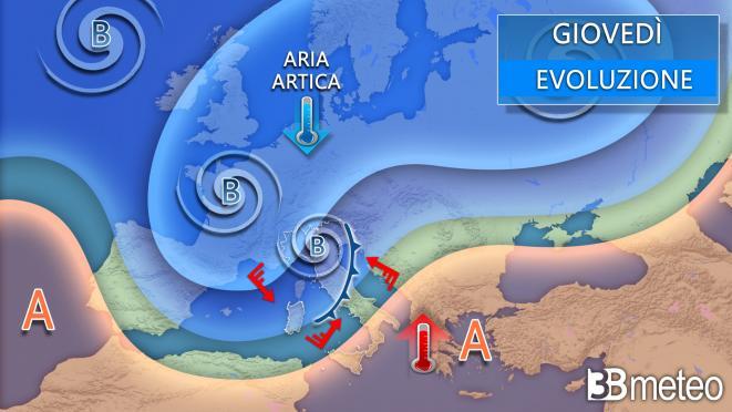 Il maltempo non dà tregua alla Sardegna, arriva il ciclone Pedro: piogge e venti di burrasca