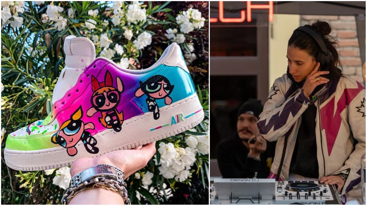 
	Francesca Ferrari e le Nike Air Force decorate

