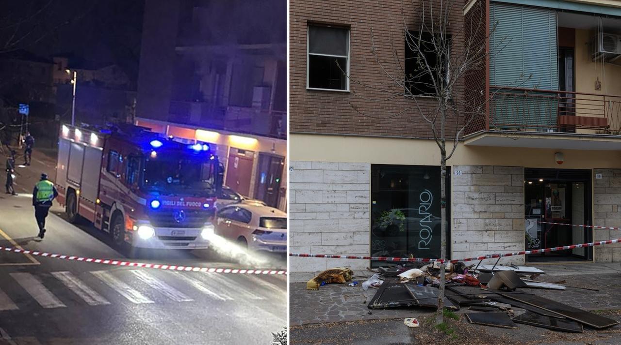 Incendio in un appartamento, paura in via Riva del Garda