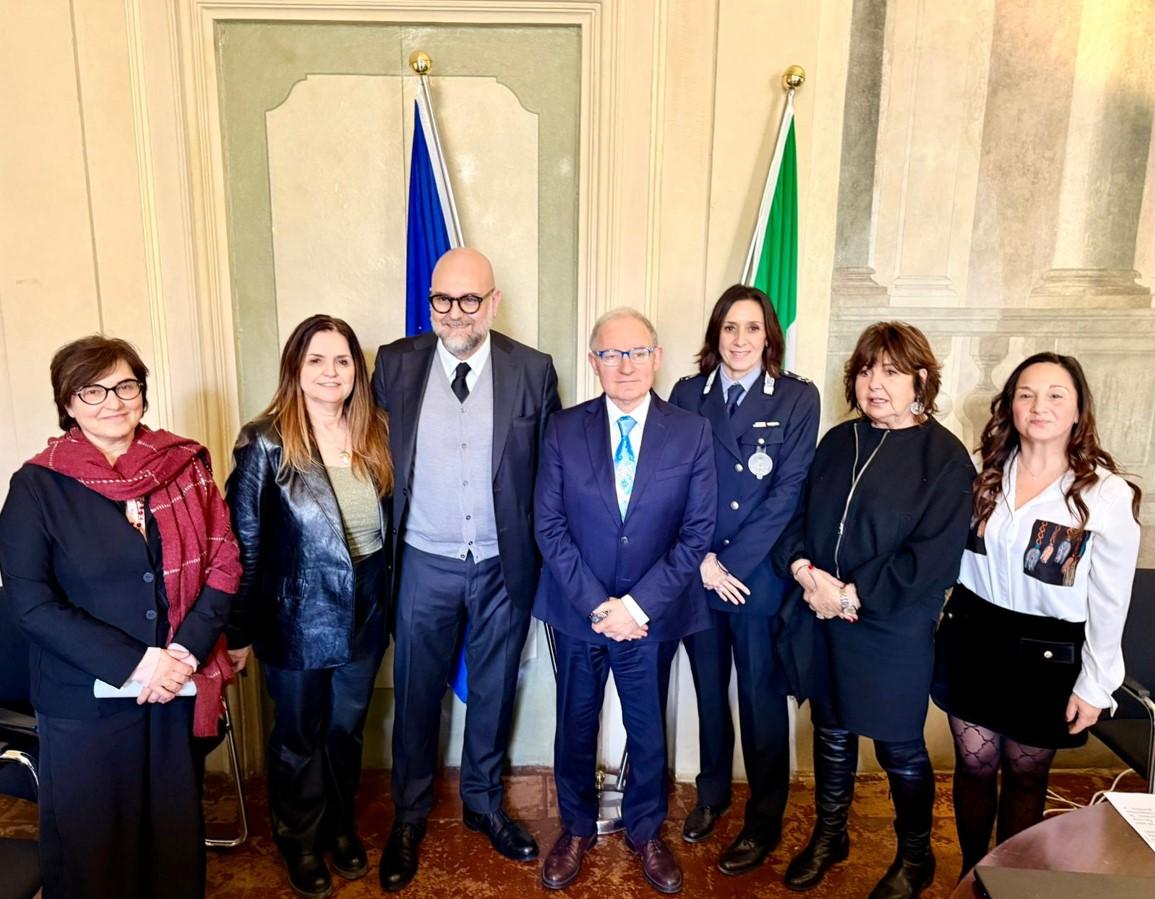 
	La presentazione del progetto con procuratore capo e sindaco

