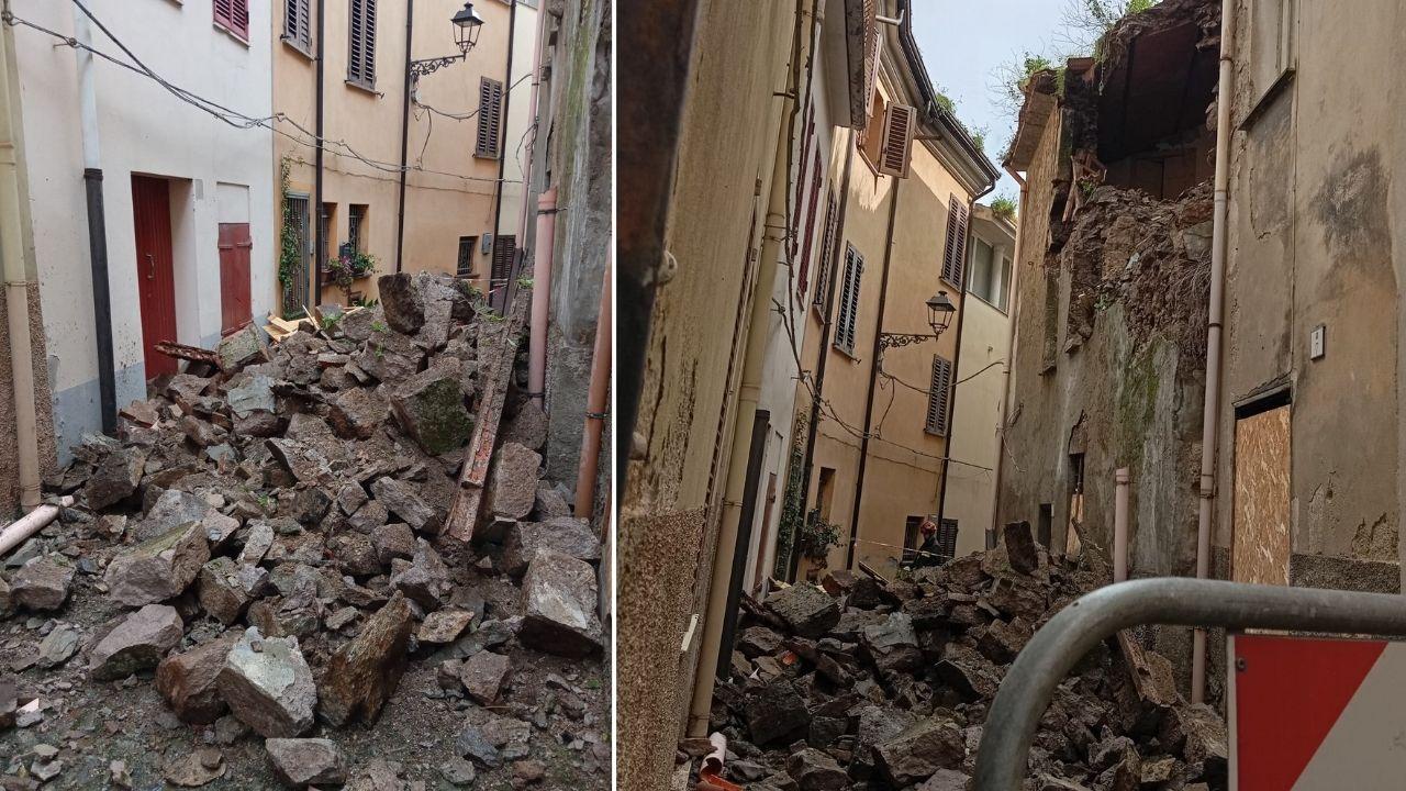 Tragedia sfiorata in centro, dopo il temporale crolla una palazzina